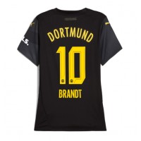 Camiseta Borussia Dortmund Julian Brandt #10 Segunda Equipación Replica 2024-25 para mujer mangas cortas